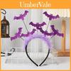 Halloween Bat Headband Costume Accessory With Feathers For Party Stage Performance