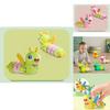 Colorful Baby Bee Winding Toy For Infants With Fun Stretching Caterpillar Design
