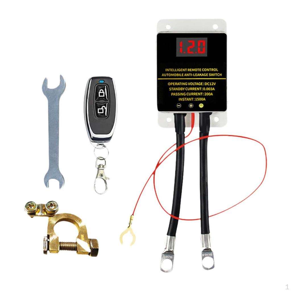 Comutator de deconectare a bateriei de la distanță Kill 12V Releu de înlocuire pentru vehicul Tăiere/oprire automată