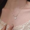 Zircon Mermaid's Tears Necklace: Women's Luxe Clavicle Chain, Ideal Best Friend Birthday Gift