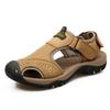 Fashion Genuine Leather Men Shoes Summer New Large Size Men's Sandals Men Sandals Fashion Sandals Slippers Big Size 38-47