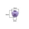 Handmade Bracelet Beads Acrylic Solid Color 8 × 6mm Four-way Straight Hole Beads String Accessories Handmade DIY Bracelet Pendant Jewelry Accessories