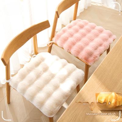 Velvet Warm Seat Cushion, Thickened Plush Seat Cushion,Lamb Fleece Pad Warm Pillow Chair Stool Heightened for Yoga Office Home Cafe Chair Meditation