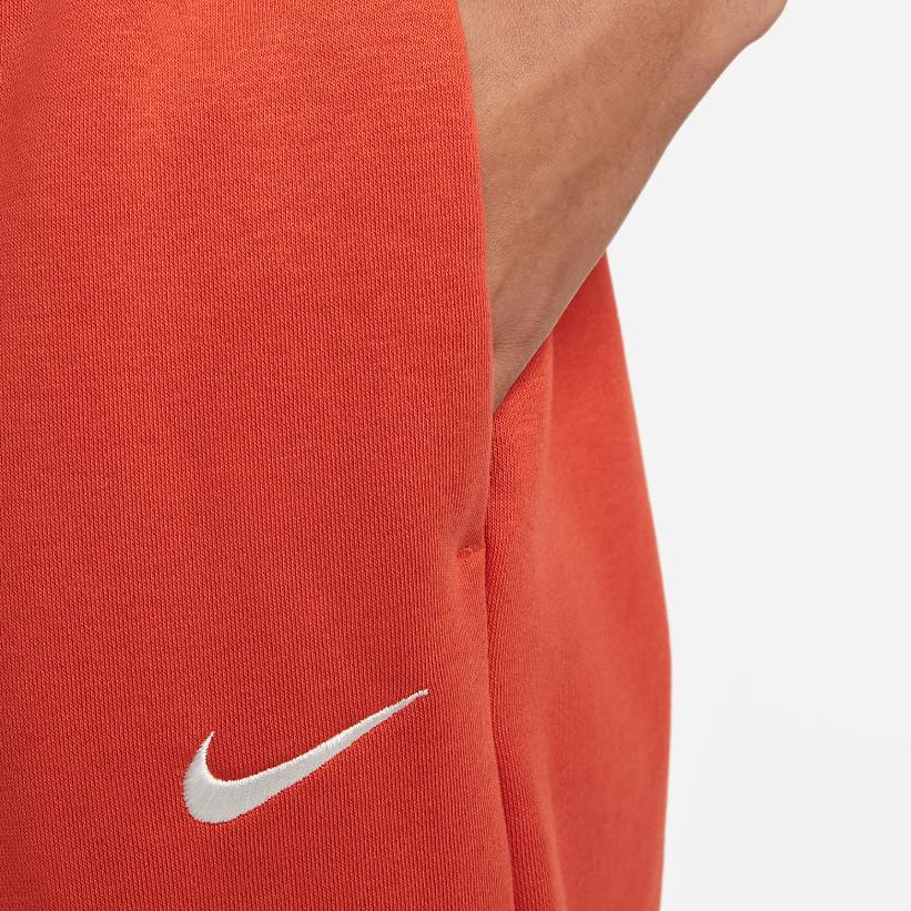 New Nike Sportswear Phoenix Fleece Knitted Sweatpants Women's Orange Red DQ5887-861