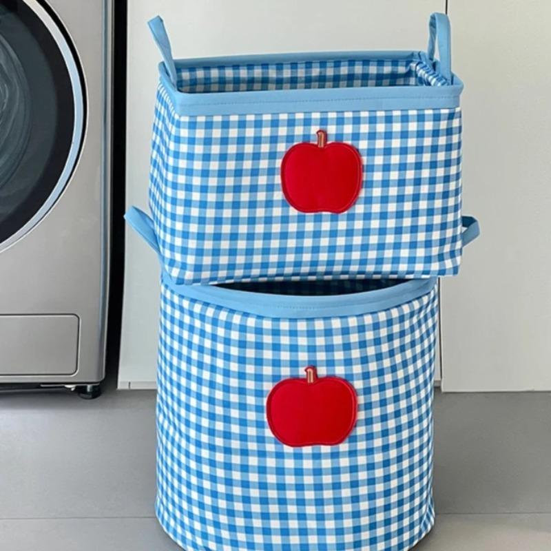 1/2pcs/set Collapsible Clothes Hamper Large Size Household Bathroom Dirty Clothing Storage Basket