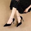 2025 Nuove Scarpe di Alta Qualità alla Moda ed Eleganti Tacchi Alti Estive Decorazione con Strass e Perle Sandali Sexy con Tacco a Spillo