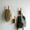 3Pcs Solid Wood Heavy-Duty Hooks for Entryway, Bathroom, and Bedroom - Multi-Hook Space-Saving Design with Easy Installation