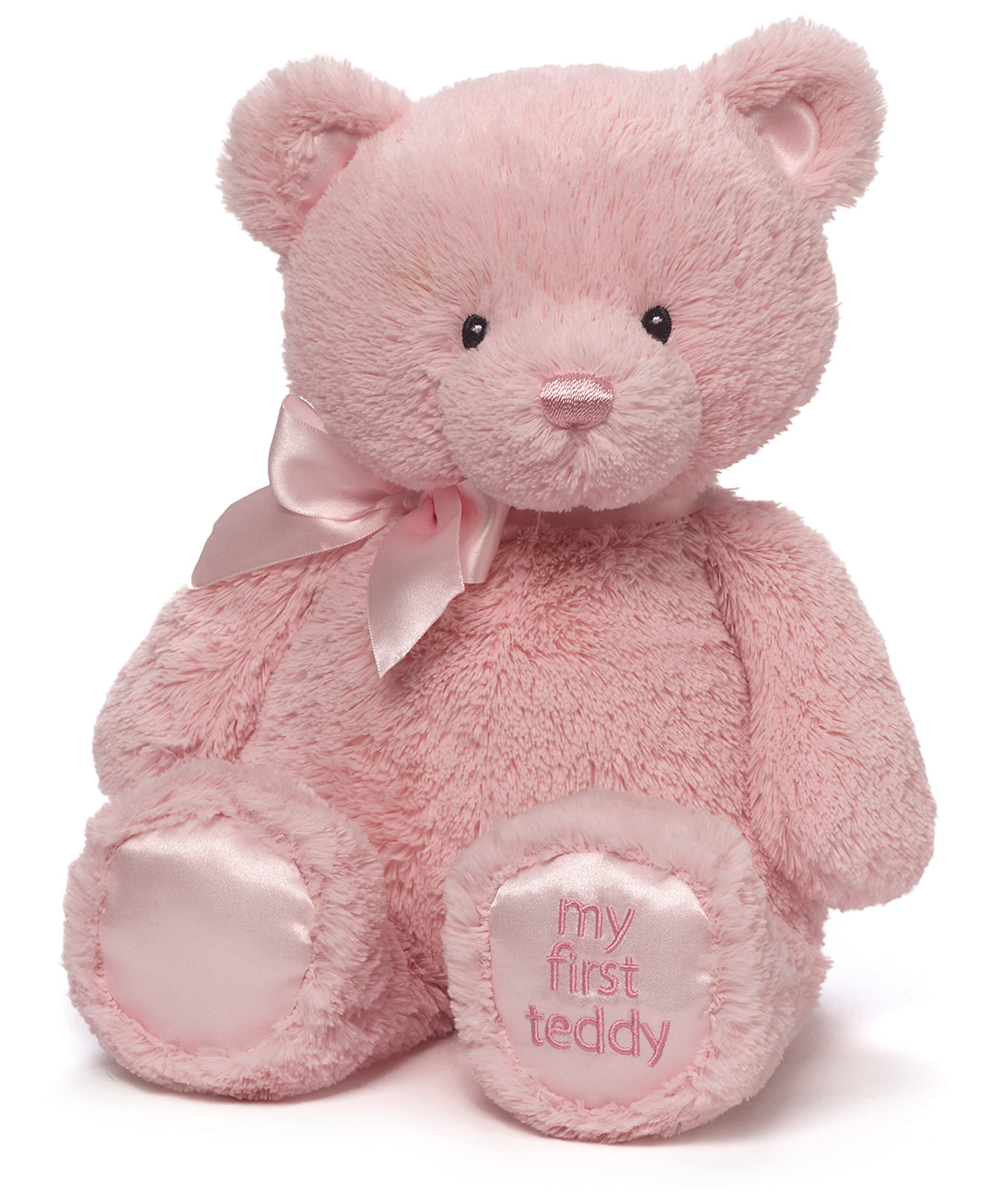 

GUND Мой первый плюшевый мишка розовый M 6048623