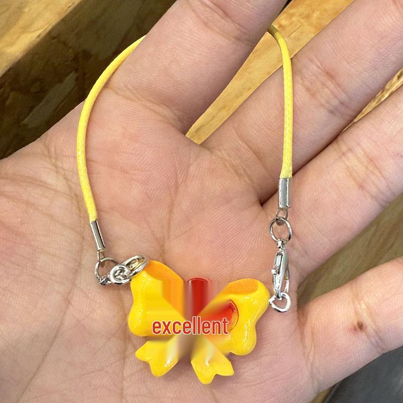 Labubu Cartoon Medal Dollhouse Necklace Pendant