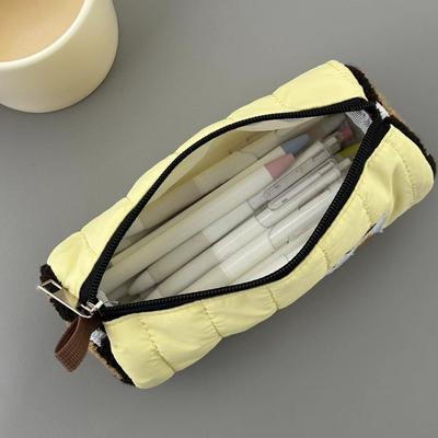 Federmäppchen im koreanischen Stil mit Brot-Welpen-Motiv im Ins-Stil, große Kapazität, niedliche Nischen-Stiftebox, einfaches Federmäppchen für Schüler der Unterstufe zur Aufbewahrung