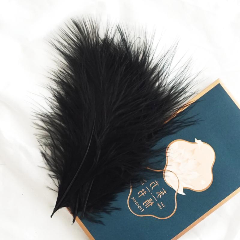 50Pcs Fluffy Turkey Marabou Feather 10-15Cm Turkey Feathers Decoration Accessories For Jewelry Clothes Wedding Plumes DIY Crafts