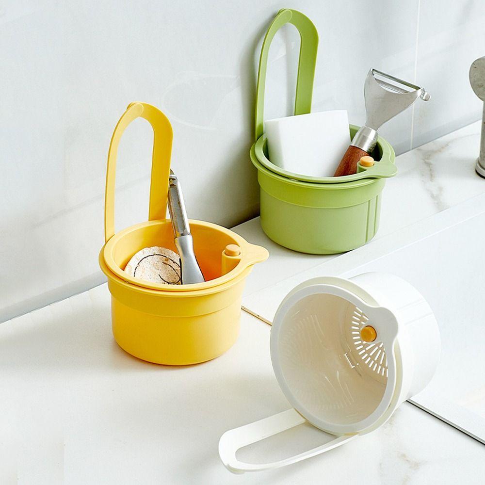Gifts Push-type Kitchen Sink Filter Basket Anti-leakage Separate Filter Basket Versatile Drain Bowl