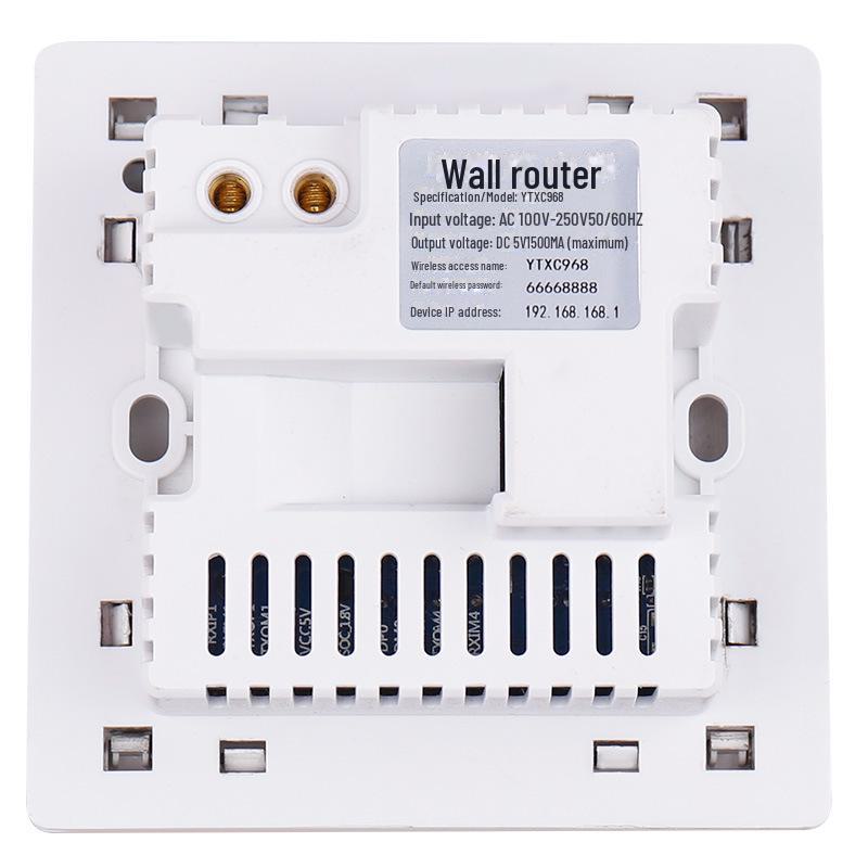 Matsumoto 86-Type Wall-Mounted 300M WiFi Embedded AP Panel with POE Support