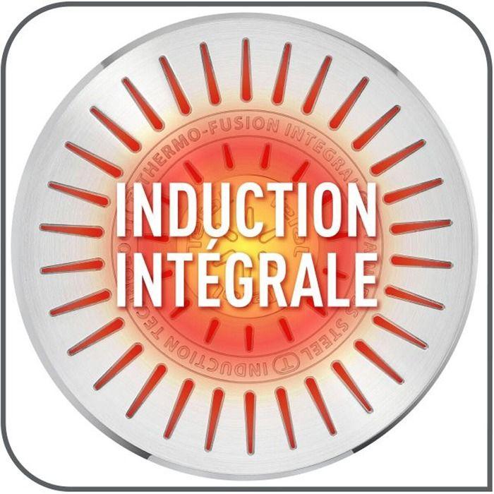 Tefal ingenio preference poêle 28 cm, empilable, acier inoxydable, induction, polyvalence, gain de place l9720602