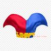 Clown Hat Jester Cap And Bells Iron On Heat Transfer Printing Vinyl Patches Sticker for Clothes DIY Appliques Washable Patches