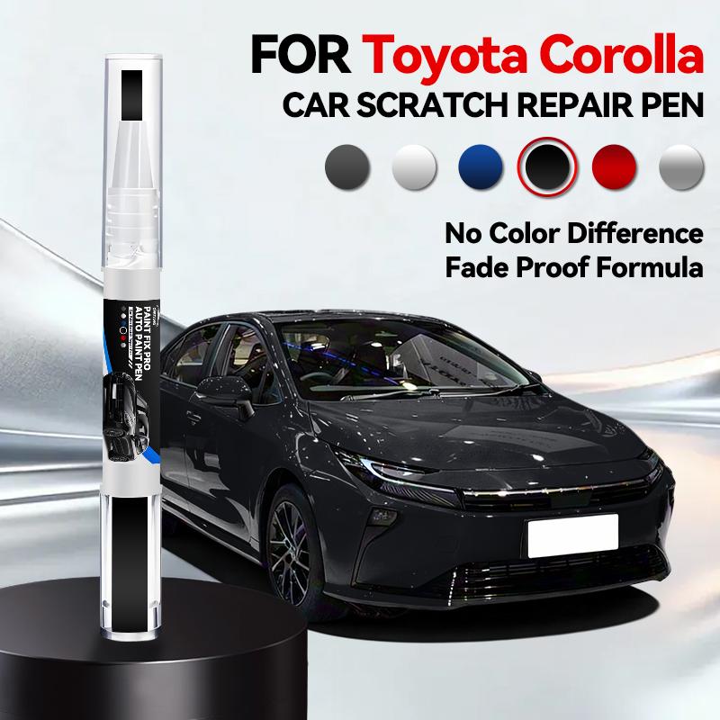 

For Toyota Corolla Car Paint Repair Pen Touch Up Scratch Remover DIY Auto Accessories White 070 089 Silver 1F7 Brown 4U3 Yellow чорний