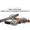 Luxury Design Western Cowgirl Belt COWGIRL UP Heart Horse Buckle Waistband  for Women Spice Girls