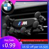 LMHKH1 Car Sticker Hot Hot For BMW Car Interior Air Vent Clip Mount Mobile Phone Holder for BMW M M3 M5 X1 X3 X5 X6 E46 E39 E36 E60