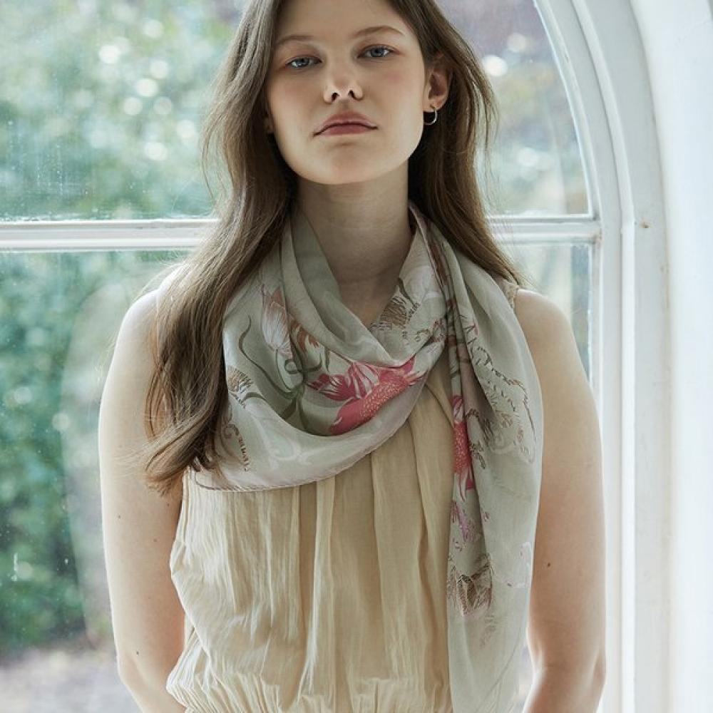 Ana Maison Romantic Waltz Scarf Color 2 Pmggt 1382col.2