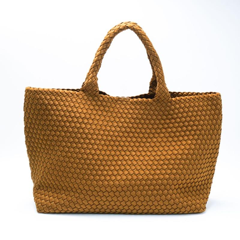 Новая женская сумка-тоут премиум-класса из тканого дайвингового материала ручной работы, универсальная сумка через плечо/подмышку Magnetic buckle