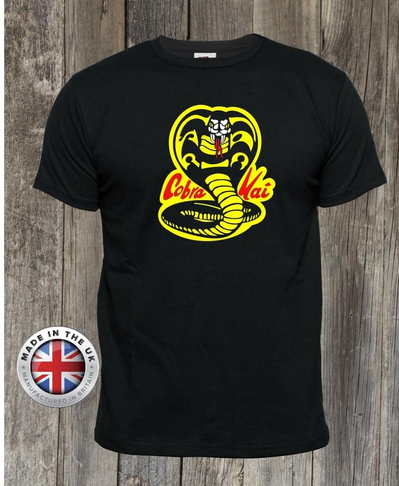 Футболка Karate Kid Cobra Kai Dojo, черная, с принтом, унисекс, детский/женский крой. 2XL