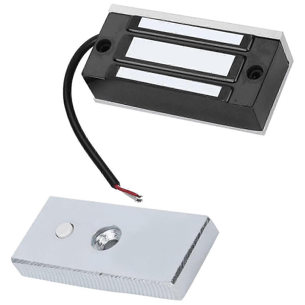 24V Mini Electromagnetic Lock Door Security 60kg Holding Force Power On Locking Access Control