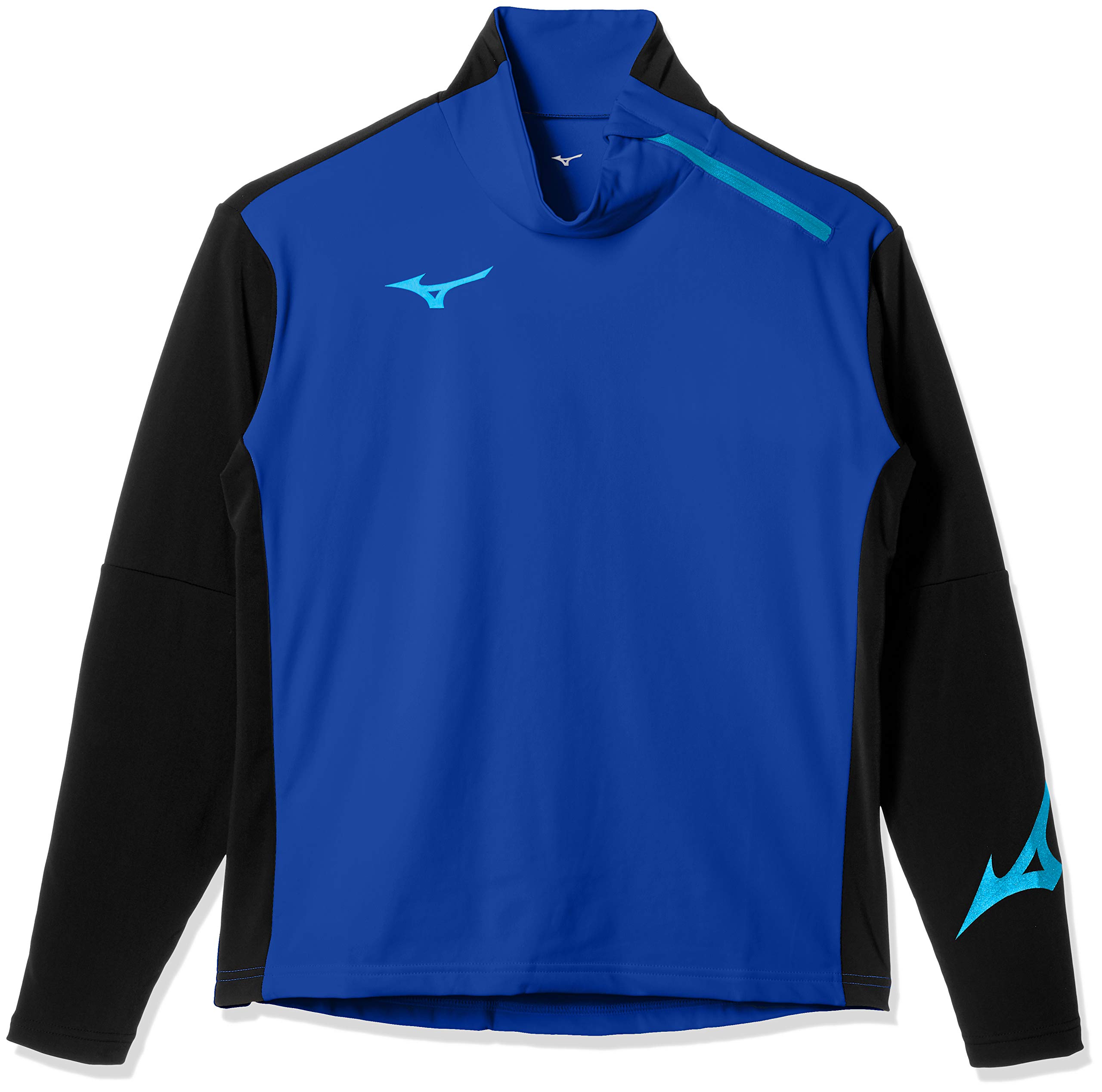

Mizuno Soccer Wear Stretch Fleece Surf Blue x Deep Size 140 to Japanese size Shirt, Junior, P2MC8615, Navy, (equivalent 140)