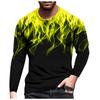 Long Sleeve Tee Shirts For Men,Mens Fashion Printed O-Neck T-Shirt Tops Casual Sport Athletic Pullover Blouse