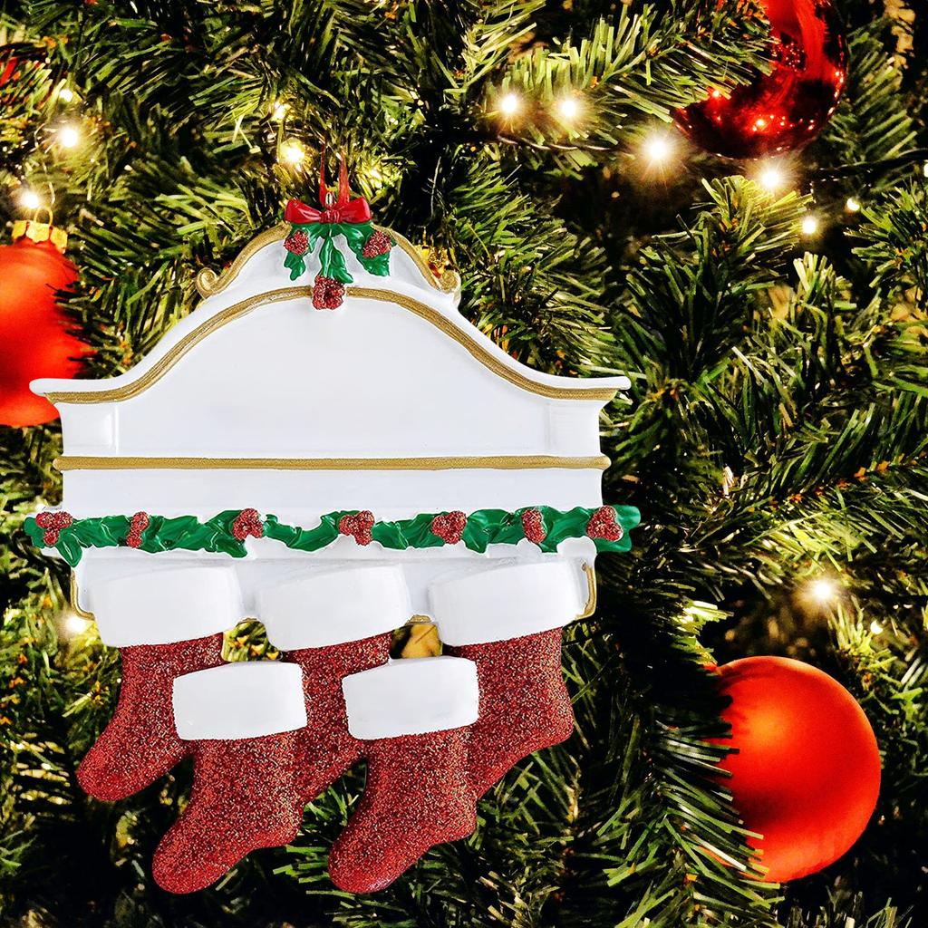 Christmas Ornaments Ornaments Red Socks Personalized Ornaments