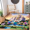 Minecraft 41 Personalized Name Floor Rug Office Rug Suitable for Dining Room Foyer Kitchen Study room Antislip Carpet Decorate Offices