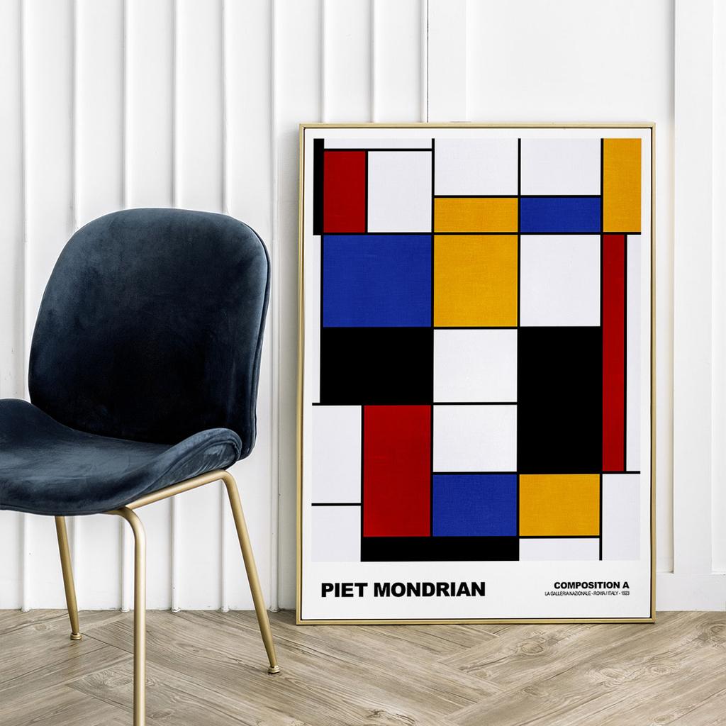 Plakat bauhaus mondrian