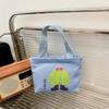Canvas-Tasche Koreanischer Stil Kleine Taschen Damen-Handtasche Mini-Hand-Snack-Tasche Lunchtasche