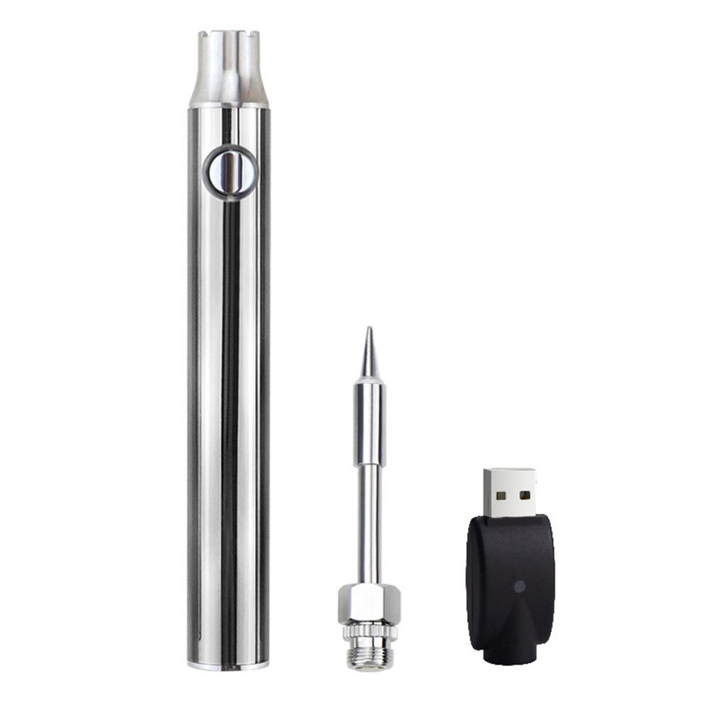 1100mAh Battery Electric Soldering Iron Pen 510 Thread Heat Tips Adjustable Temperature Smart Power Pen Welding Tool Kit