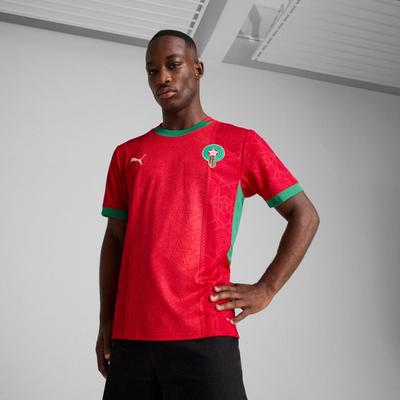 Puma Marokko Heimtrikot 2024 Fußball Trainingsshirt Rot