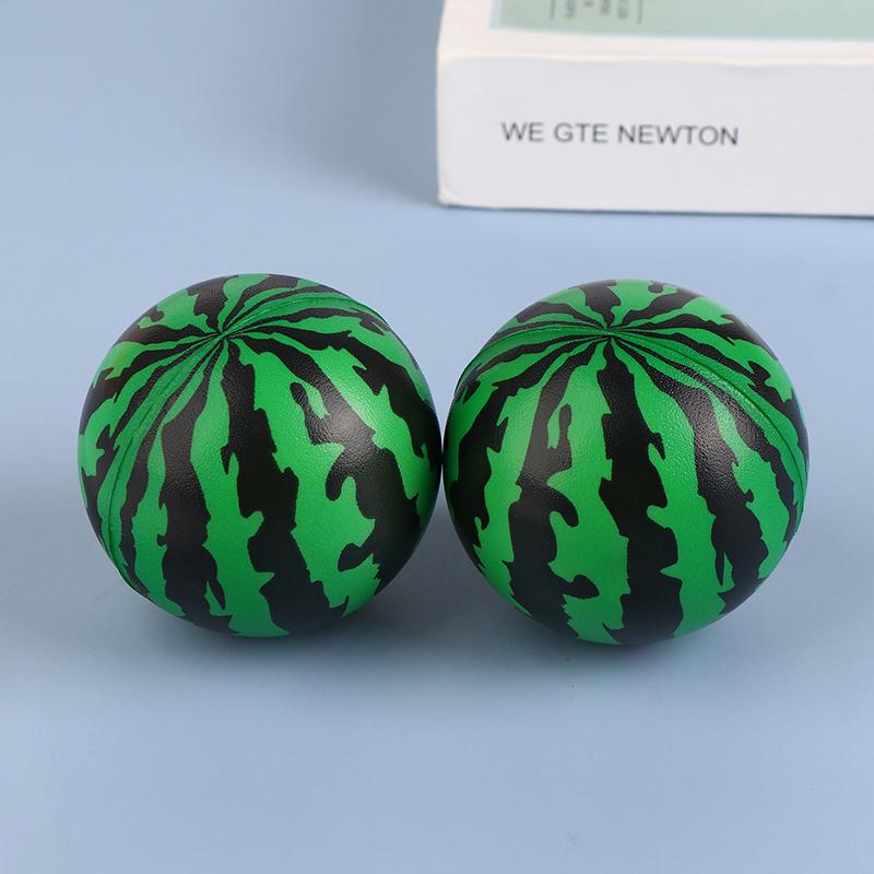 2Pcs Squeeze Toy Ball Football Pu Soft Foam Sponge Stress Relief Baseball Toys For Kids Children Wrist Training Balls