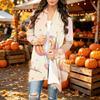 Women's Long Sleeve Halloween Print Cardigan for Casual Everyday Wear