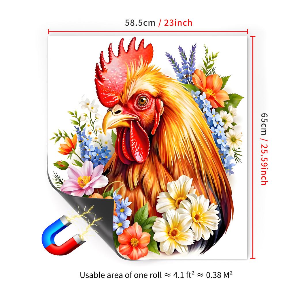 65X58.5Cm Household Dishwasher Magnetic Sticker Kitchen Home Refrigerator Magnetic Sticker