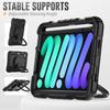 Rotating Stand Armor Case Universal For iPad Mini 7 2024 A17 Pro Mini 6 2021 8.3 A2993 A2995 A2568 With Handle Grip Hybrid Cover