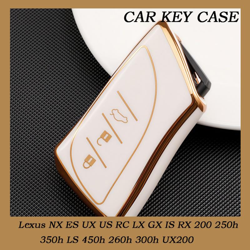 

3/4 Button Phnom Penh TPU Car Remote Key Case Cover For Lexus NX ES UX US RC LX GX IS RX 200 250h 350h LS 450h 260h 300h UX200 Shell Fob Accessories 3 button зелений