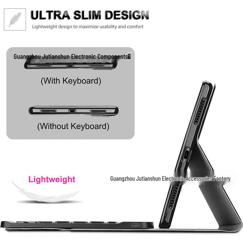 Xiaomi Pad 6 Pro 11-inch Tablet Bluetooth Keyboard Case with Magnetic Detachable Silicone Shell and Pen Slot