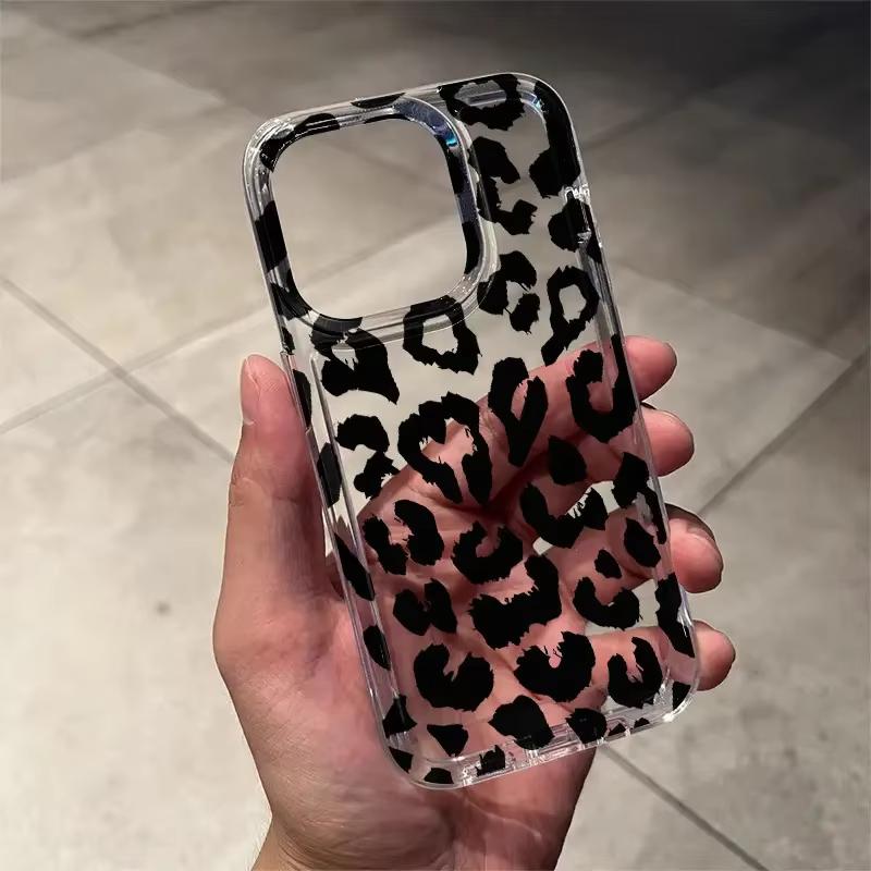 Black Leopard Print Phone Case for Xiaomi Redmi Note 13 12 11 Pro Plus 4G 5G 10 9 9S 8 Pro Redmi 12C 10C 9C 9A 9T Cover