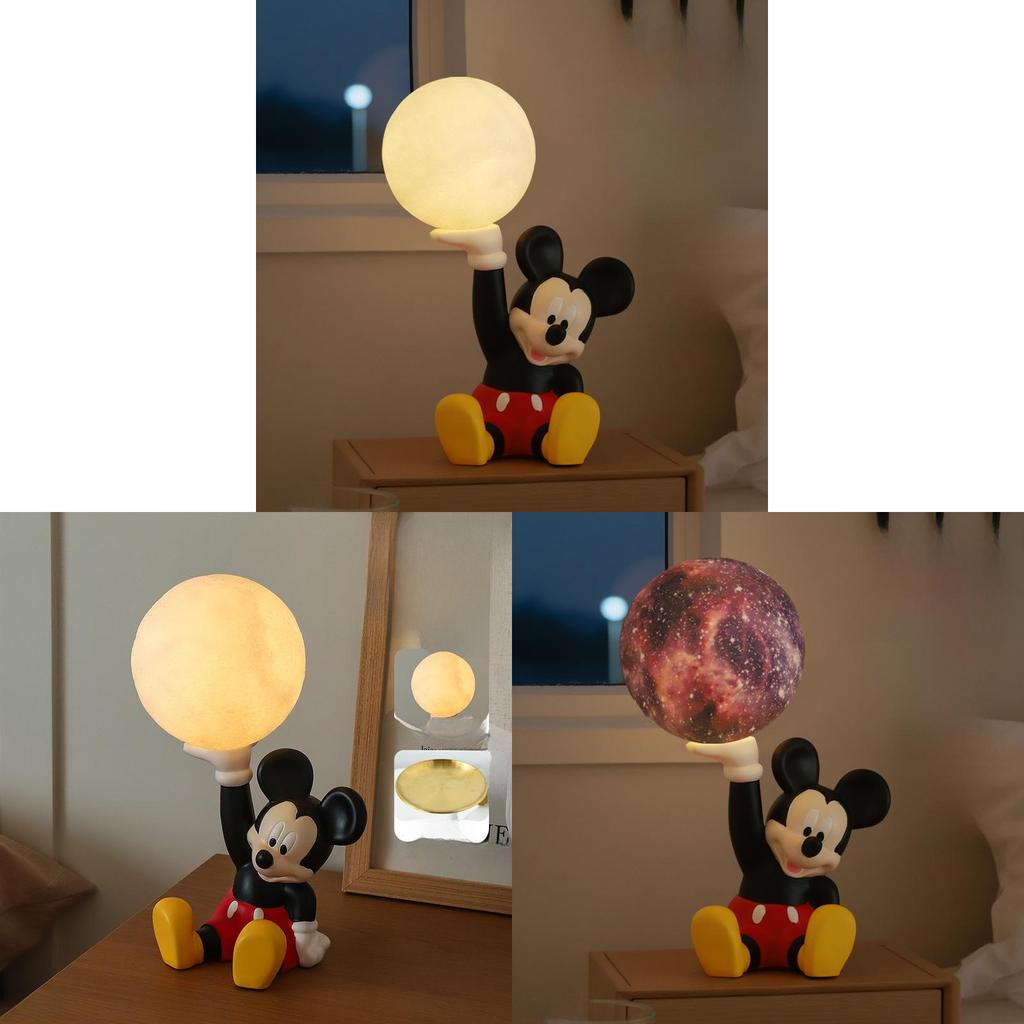 Mickey Mouse Rechargeable Night Light With Mood Lighting For Childrens Bedroom