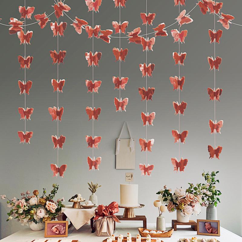 Valentine's Day Butterfly Ceiling Decoration for Restaurant or Store Anniversary Event