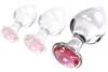 Glass Butt Plug Diamond Glassy L 8.5 X 4cm - Generic - Anal Jewelry