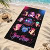 Kpop Demon Hunters Custom Name Beach Towels Also Serve As Bath Towels Summer Essential a Musthave for the Outdoors the Beach and the Pool