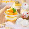 50Pc 9oz Clear Plastic Cups with Dome Lids,Disposable Dessert Party Cup,Parfait Food Containers for Candy,Fruit,Smoothie,Cupcake
