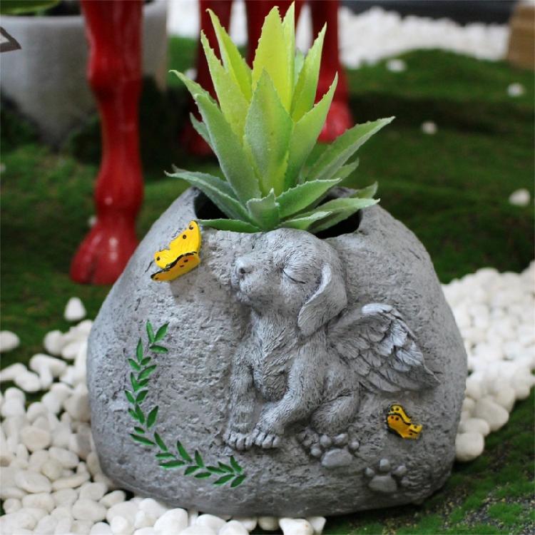 Fashionable Pet Memory Plant Hold Commemorative Flower Hold Resins for Outdoor