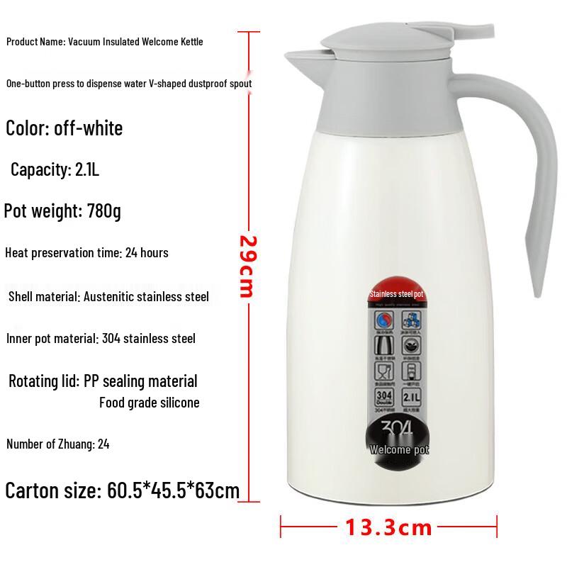 Stainless Steel Vacuum Coffee & Tea Thermos