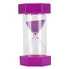 Portable Children Hourglass Home Office Sandglass Sand Clock Timer Gift (Purple 10 Minutes)