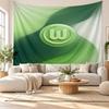 VfL Wolfsburg FC Wall Tapestry, Soft Fabric Wall Hanging, Decorative Backdrop For Bedroom Home Wall Art